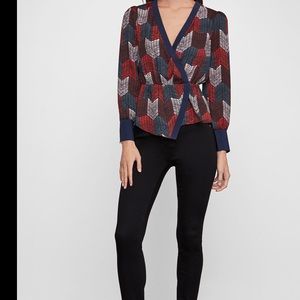 BcbgMaxazria Surplice Top